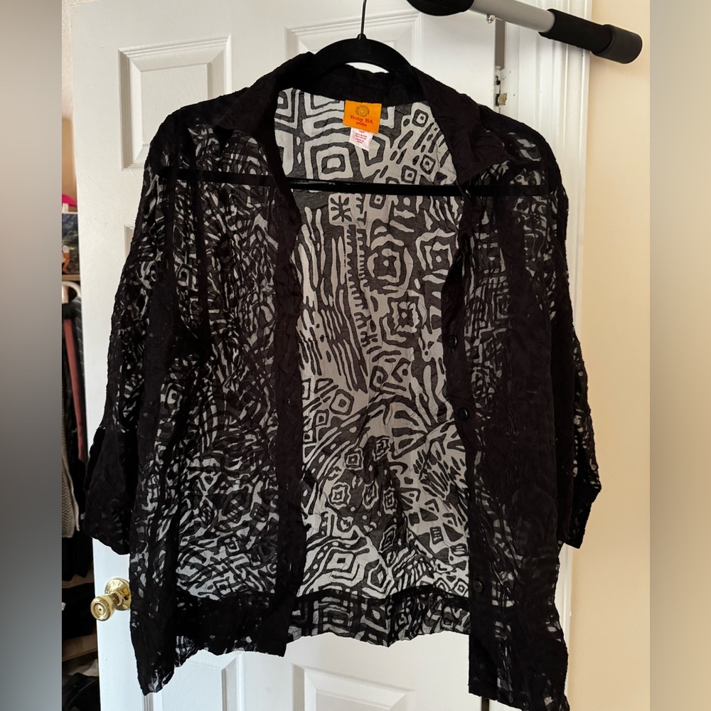 Ruby Rd petite black cardigan